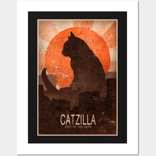 Catzilla Posters and Art